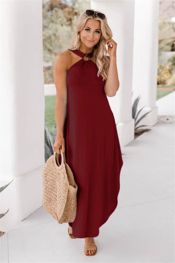 Halter Neck Summer Breeze Dress