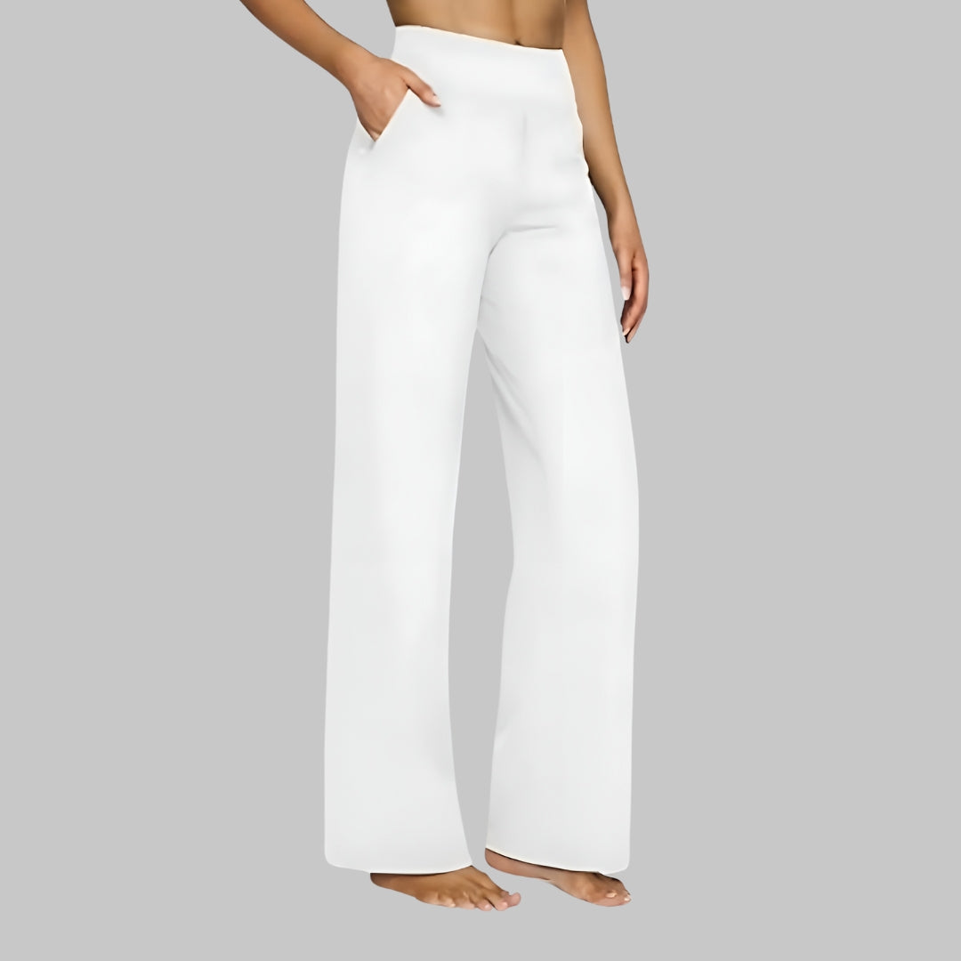 High Waist Wide Leg Pocket Stretch Yoga Pant