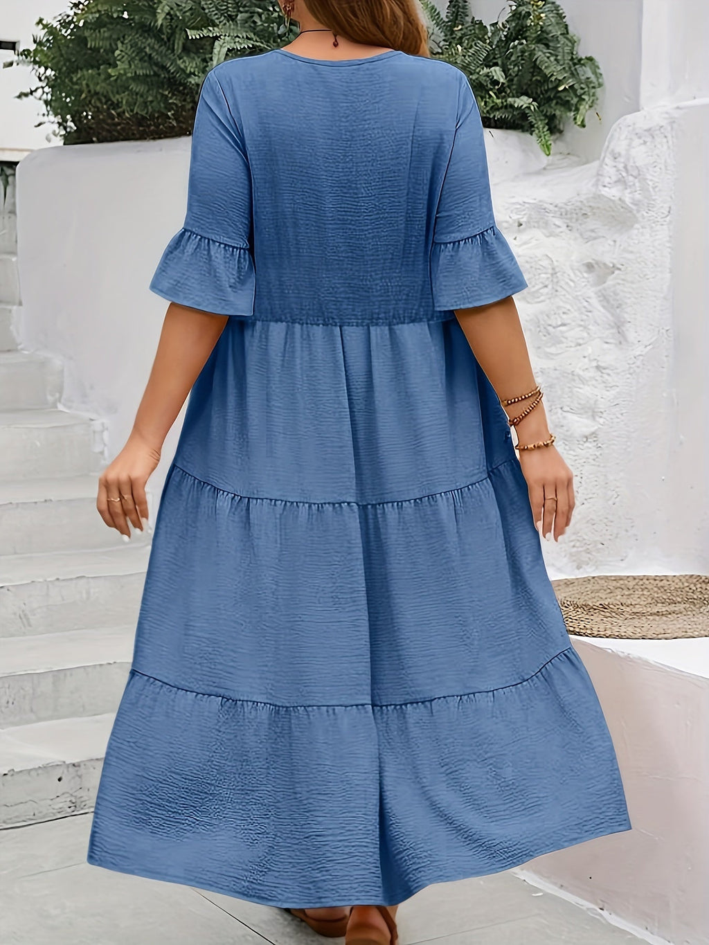 Graceful Flowy Summer Dress