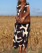 Relaxed Abstract Summer Dress