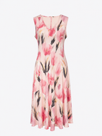 Floral Swing Maxi Dress and Cropped Jacket Set - Wedding Guest