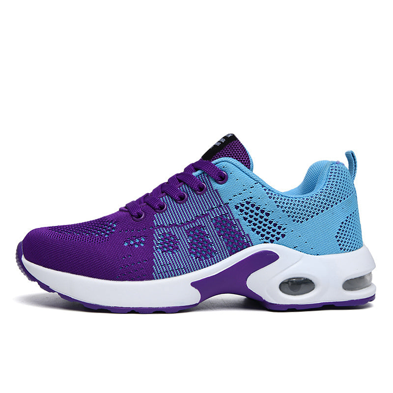 Flyknit Graphic Tab Air Sole Lace Up Chunky Platform Sneaker