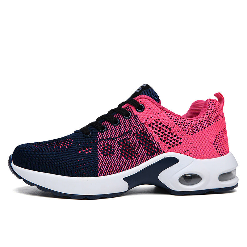 Flyknit Graphic Tab Air Sole Lace Up Chunky Platform Sneaker