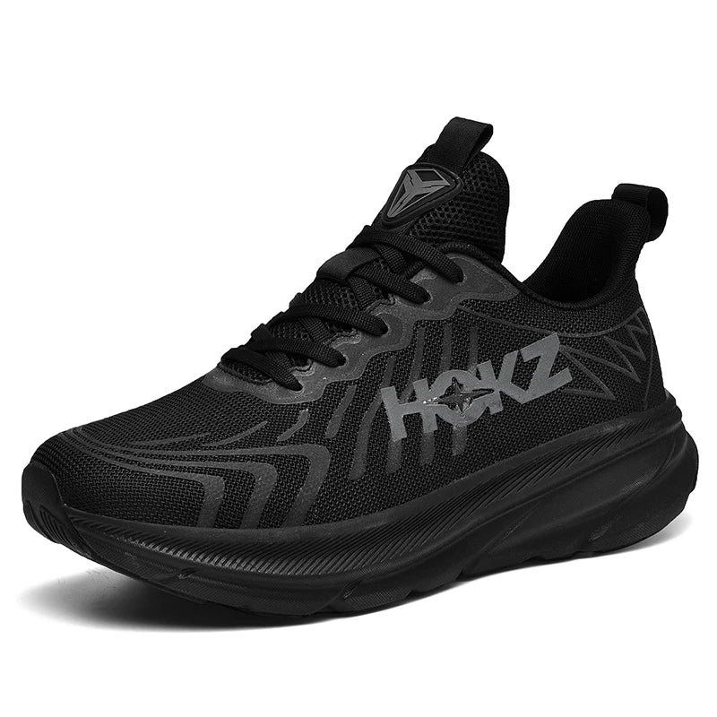 Graphic Print Mesh Lace Up Cushioned Sole Athletic Sneaker