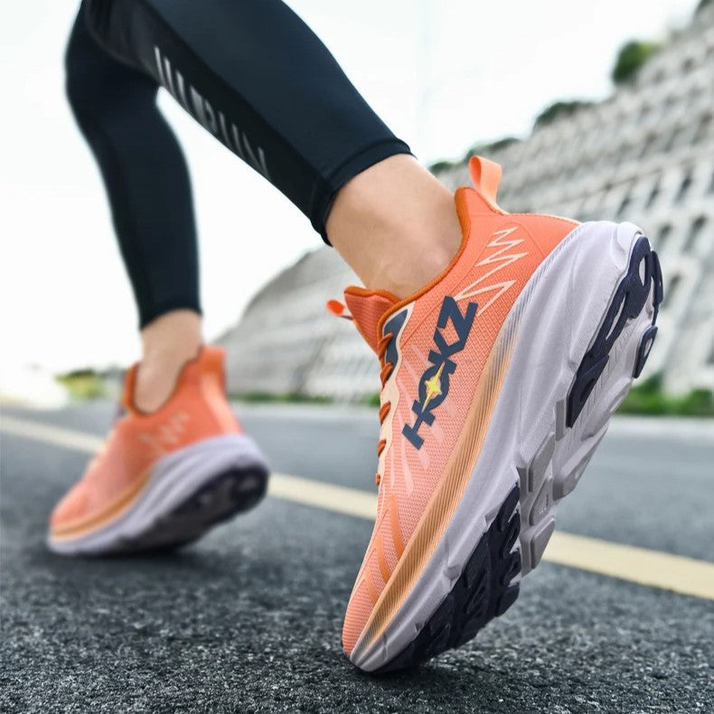 Graphic Print Mesh Lace Up Cushioned Sole Athletic Sneaker