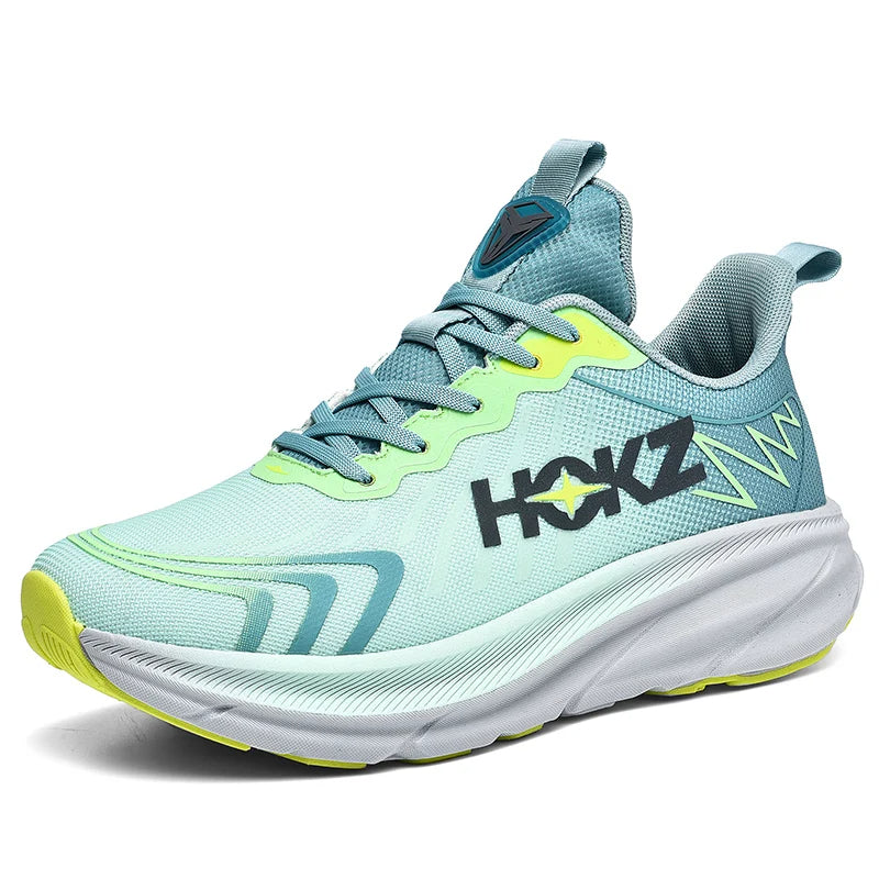 Graphic Print Mesh Lace Up Cushioned Sole Athletic Sneaker