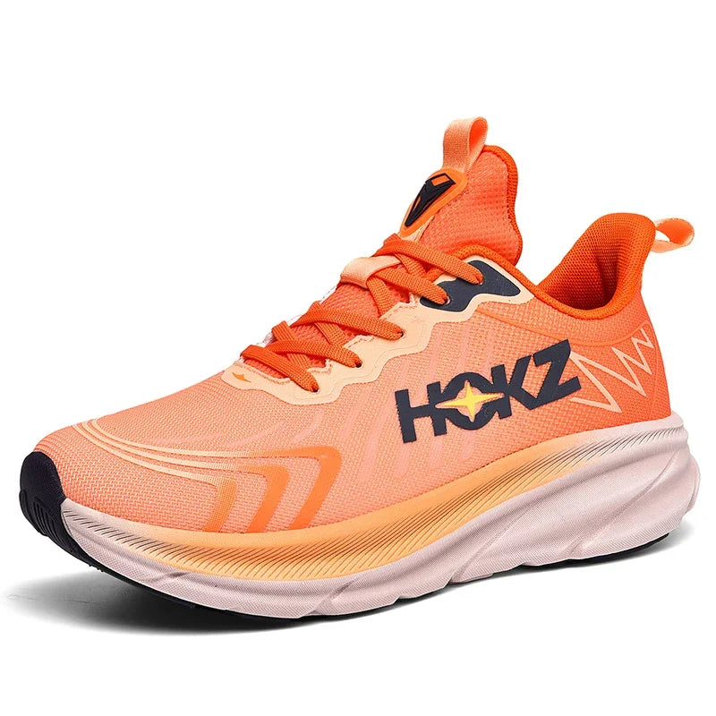 Graphic Print Mesh Lace Up Cushioned Sole Athletic Sneaker