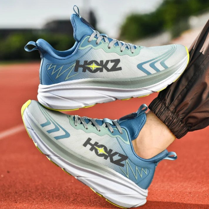 Graphic Print Mesh Lace Up Cushioned Sole Athletic Sneaker