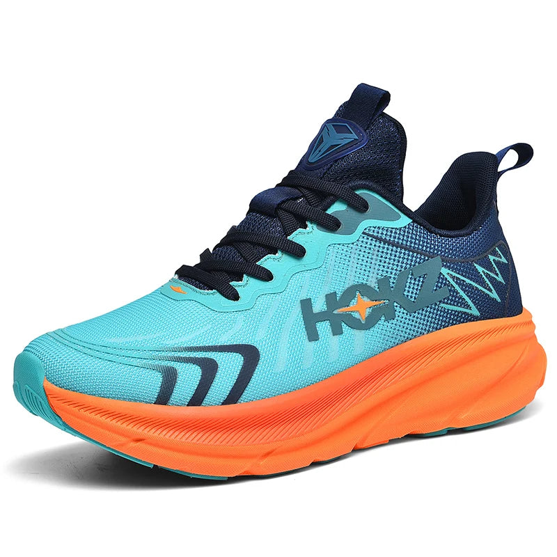 Graphic Print Mesh Lace Up Cushioned Sole Athletic Sneaker