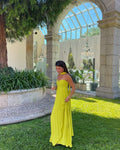 Elegant Pleated Halter Neck Maxi Dress - Formal Wedding Guest