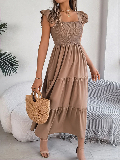 Elegant Tiered Summer Dress
