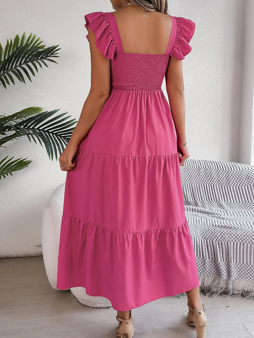 Elegant Tiered Summer Dress