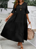 Graceful Flowy Summer Dress