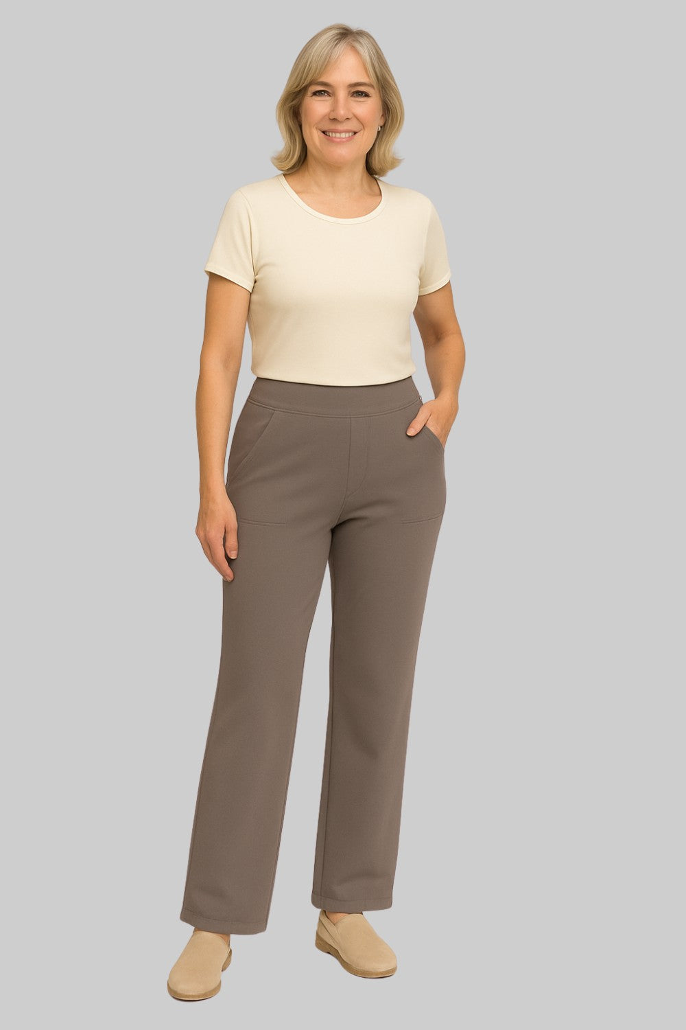 High Waist Wide Leg Pocket Stretch Yoga Pant