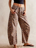 High Waist Barrel Leg Panelled Slouchy Wide Leg Jean